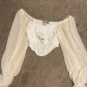 White urban outfitters longs sleeve